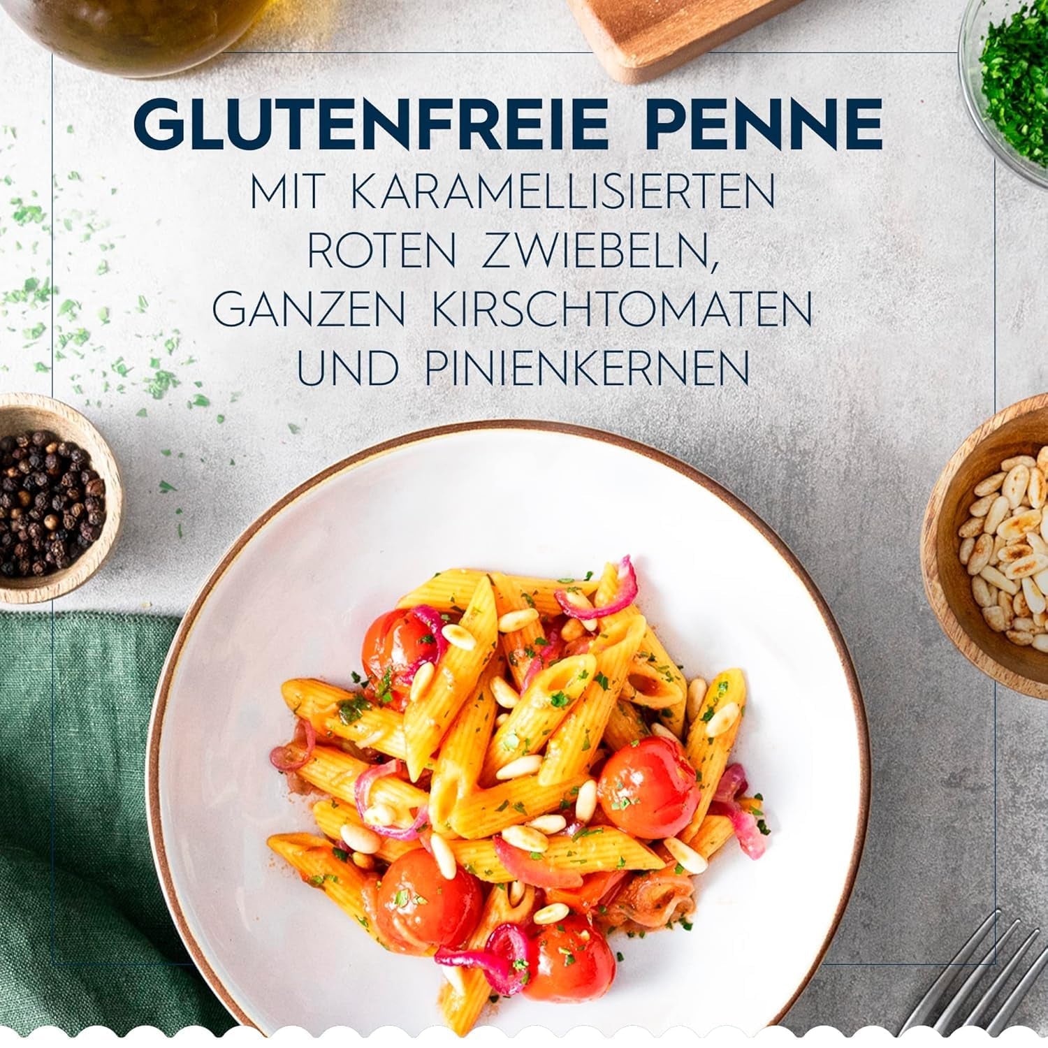 Pasta Barilla Penne Rigate sin gluten elaborada con delicioso maíz y arroz, perfecta para personas celíacas o intolerantes al gluten (14 x 400 g)