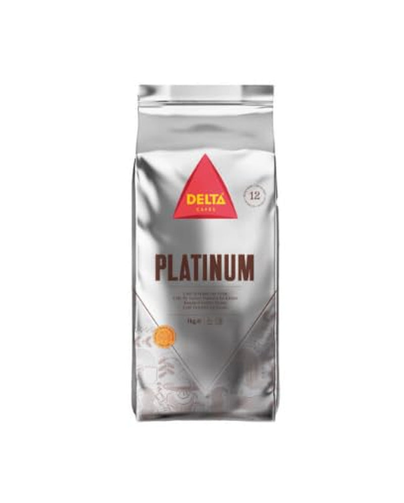 Café en grano Delta Platinum 1 kg – Mezcla premium de Arábica Robusta