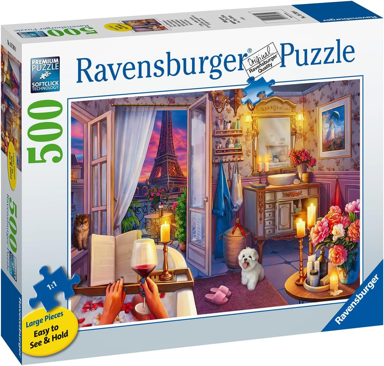 Puzzle Ravensburger - en bañera - 500 piezas Gold Edition Puzzle Naty Shop