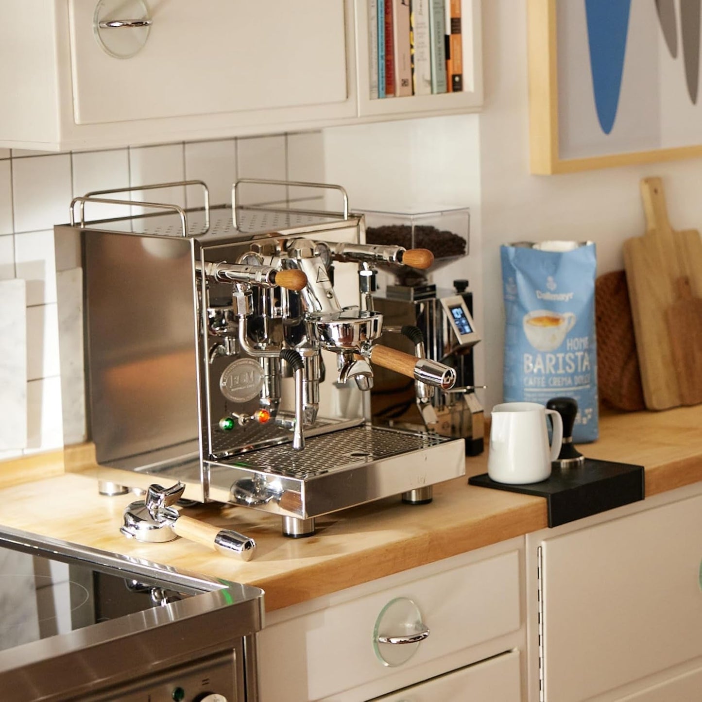 En casa Barista Caffé Crema Forte 1000g granos enteros