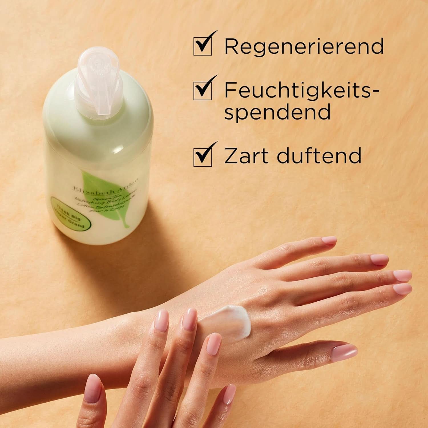 Elizabeth Arden - Loción corporal refrescante con fragancia de extracto de té verde, 500 ml Ducha y baño Naty Shop