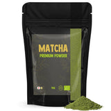 Cupplement Matcha 90 gramos orgánico - Té verde en polvo de la más alta calidad - Sin batidor ni alambre de bambú - Culunario - Set para principiantes - Latte - Batidor - Japón - Polvo - Té - Alambre - Bolsa - Batido