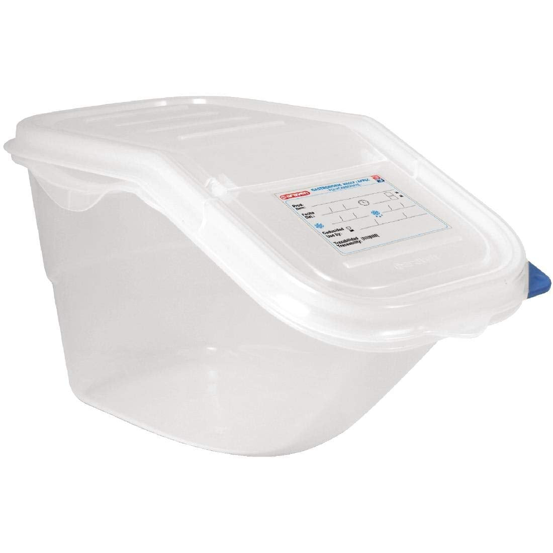 9146 Contenedor accesible con tapa GN 44199, blanco, 200(h) x 200(w) x 395(d) mm. Cajas para guardar alimentos Naty Shop Título predeterminado