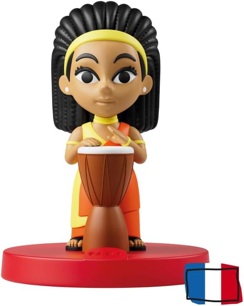 Figura sonora - Música africana: personaje sonoro para narradores, incl. 1x figura sonora, instrucciones de uso, apto para Little Kid, Kid, dimensiones: 5x5x6,5 cm Jucarii Bebe Naty Shop Título predeterminado