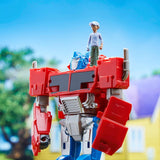 Figura Transformers Earthspark Spin Changer Optimus Prime (20cm) con figura de Robby Malto (5cm) de 6 Figuras de Acción Naty Shop