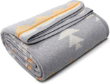 ACUSHLA 200,7X160 Cm, 1,7 Kg, Manta, Manta De Lana, Cálida Manta De Viaje, Manta De Punto, Mantas Decorativas para Sofá, Silla, Sofá, Cama, Sala De Estar, Camping, Apto para Todas Las Estaciones Ww203 Camas y Fundas Beuche den ACUSHLA-Store Marruecos Gris 63" X 51"