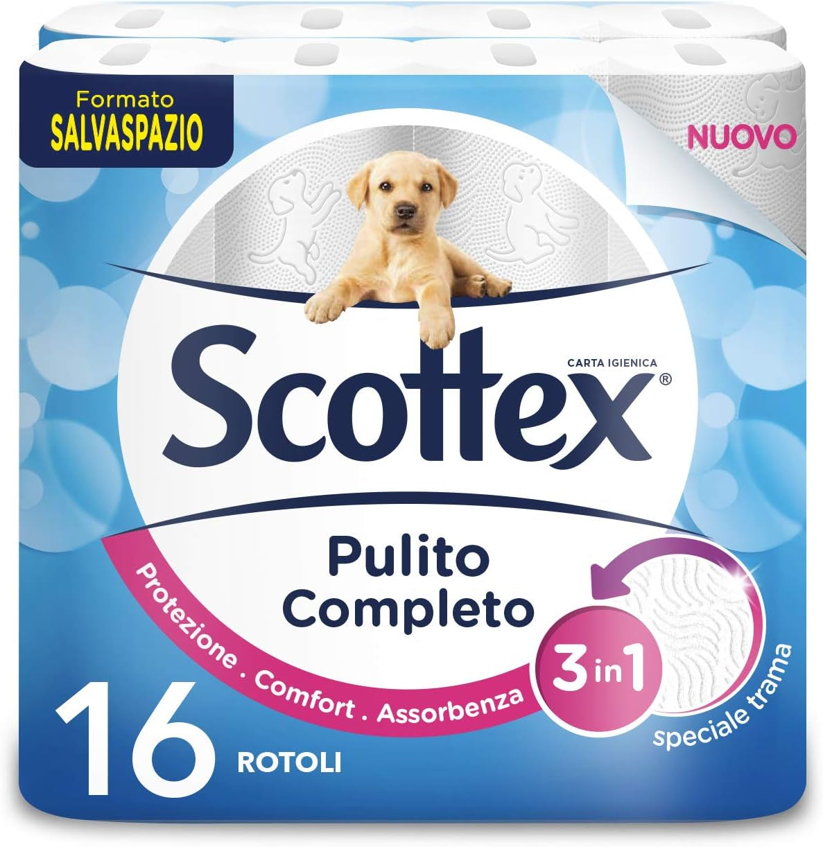 Papel higiénico, paquete de 16 maxi rollos - 1830 G | 16 piezas (paquete de 1)