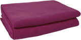 Zoeppritz Decke in Der Farbe: Rot, Aus 65% Poliéster, 35% Viscosa Hergestellt, Tamaño: 160X200 Cm, 103291-235-160X200