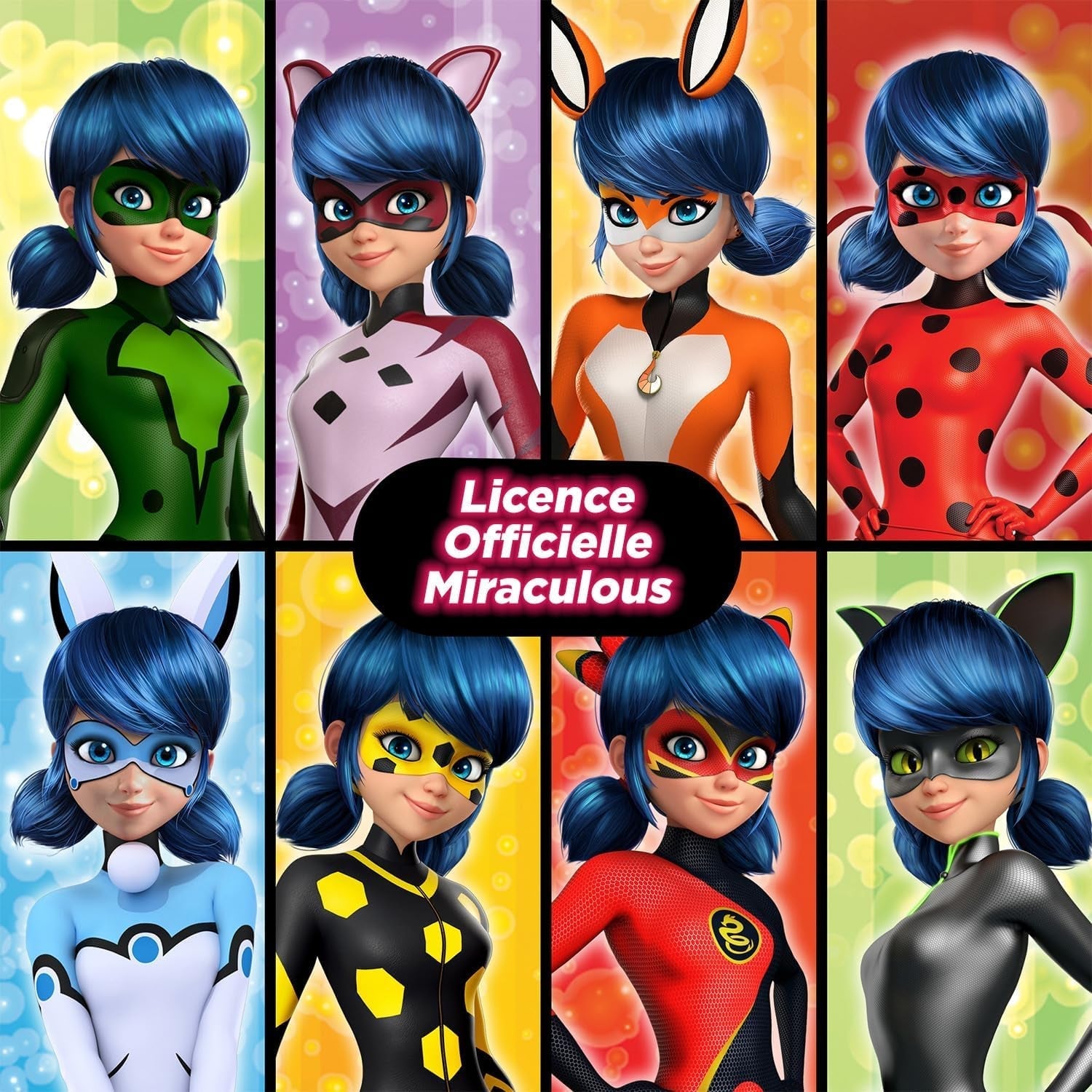 Bandai - Miraculous Ladybug - Muñeca Marinette Cambio De Color Sorpresa - Muñeca Articulada Miraculous, 26 Cm + 3 Sorpresas - Modelo Aleatorio - P50390 Muñecas Naty Shop
