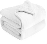 Cottonblue Manta con Peso 6,8 kg Manta con Peso de Sherpa Peluda de Franela tamaño Queen para Adultos Mantas con Peso cómodas para Calmar y Relajar Edredones Pesados 152,4 x 203,2 Naty Shop Quilts & Quilts Blanco Nieve 48 X 72 15 Lb