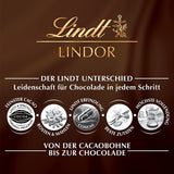 Bolitas de chocolate blanco Lindt LINDOR | Bolsa de 137g | Aprox. 10 bolitas de chocolate blanco con relleno que se deshace en la boca | Set de regalo de chocolate | Set de regalo de chocolate (paquete de 2)