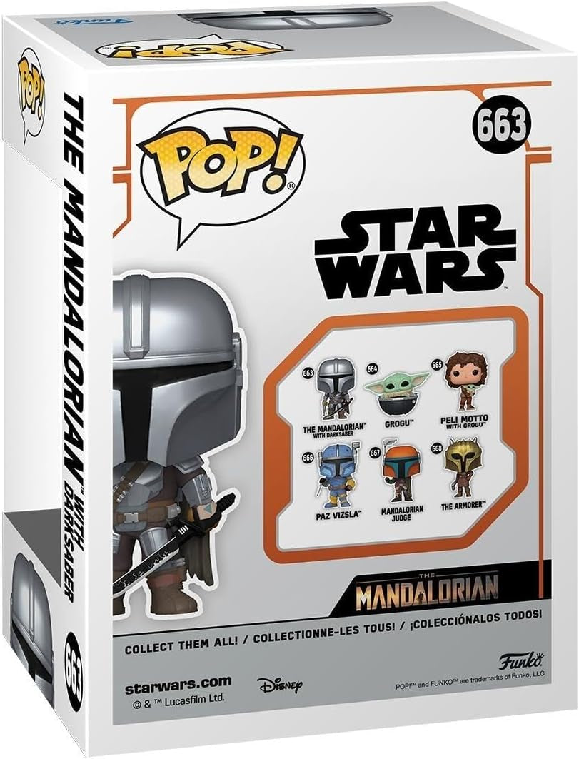 ¡Funko Pop! Vinilo: Star Wars: The Mandalorian S9 - Figura Coleccionable en Vinilo - Idea de Regalo - Mercancía Oficial - Juguete para Niños y Adultos - Fanáticos de la TV - Figura Modelo para Coleccionistas y Expositores Figuras de Acción Naty Shop
