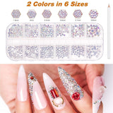 MELLIEX Juego de 45 accesorios para decoración de uñas, Nägel Pinsel Strasssteine ​​​​Glitzer Goldfolie Nageldesign Dotted Pen Streifenband para Nagelkunst Maniküre Set