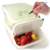 9146 Contenedor accesible con tapa GN 44199, blanco, 200(h) x 200(w) x 395(d) mm. Naty Shop cajas para guardar alimentos