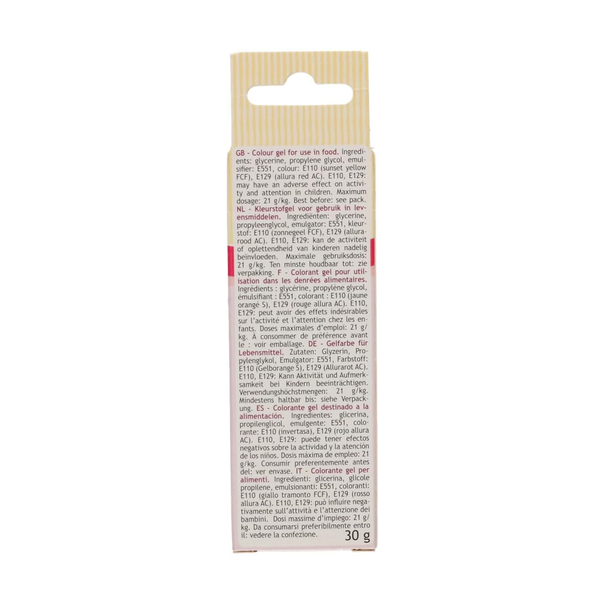 Colorante alimentario Funcakes Melocotón Gel: Colorante alimentario altamente concentrado para masas, natas, fondant y mazapanes. Fácil dosificación. Una sola gota para crear colores vibrantes. Halal. 30 gramos.