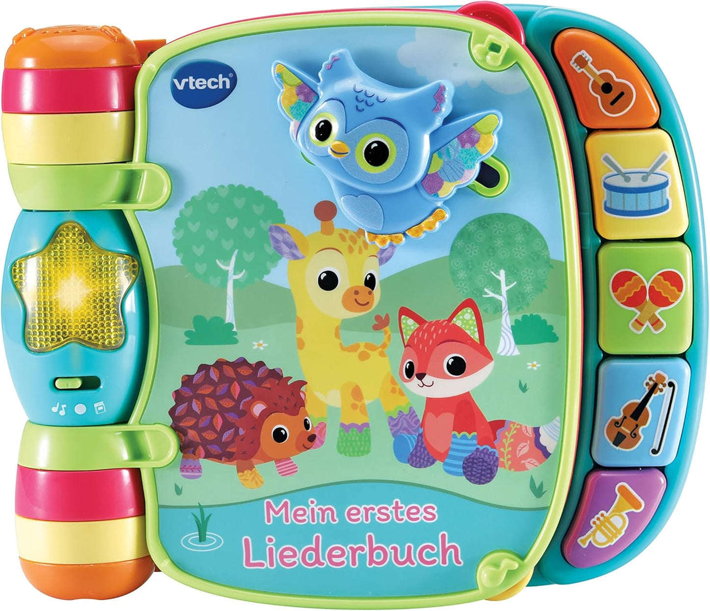 VTech Baby Adventure Play Table - Mesa de juego colorida para bebés con 6 campos de juego y elementos interactivos & Baby My First Song Book Libro colorido de 6 páginas y elementos móviles para jugar Bebe Toys Naty Shop