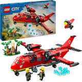 LEGO City Avión de Bomberos, Avión de Juguete, Set de Bomberos para Niños, Set de Construcción con 3 Figuras de Bomberos y Escena de Incendio, Gran Idea de Regalo para Niños y Niñas de 6 Años 60413 Juegos de Construcción Besuche den LEGO-Store Single
