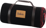 Manta Polar Dawson - negro - tamaño 130 X 150 cm - manta grande, suave y cálida para el sofá o el dormitorio - cubrecama - ideal para el hogar y picnic Mantas y edredones Naty Shop Default title