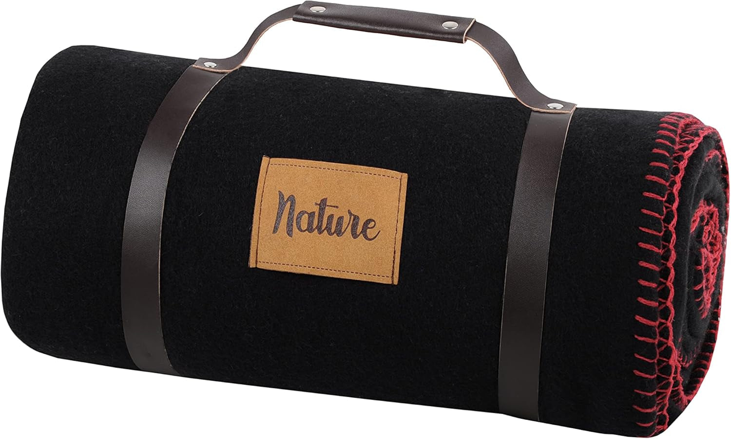 Manta Polar Dawson - negro - tamaño 130 X 150 cm - manta grande, suave y cálida para el sofá o el dormitorio - cubrecama - ideal para el hogar y picnic Mantas y edredones Naty Shop Default title