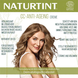Crema CC con tinte natural. Mascarilla capilar sin enjuague. Para cabello seco y dañado. Repara e hidrata. 96% ingredientes naturales. Mascarilla capilar Naty Shop 200ml