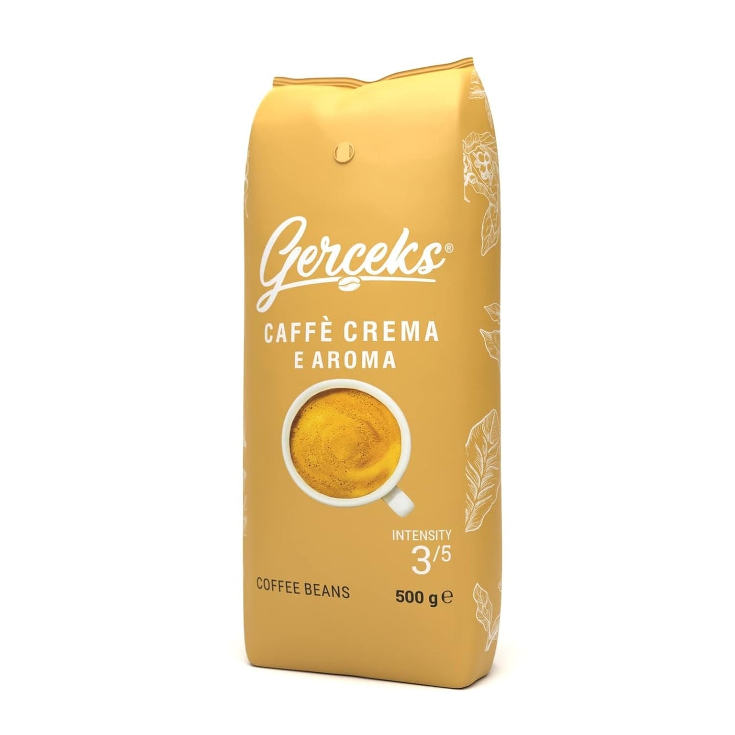 Caffe Crema E Aroma Kaffeebohnen 2kg (4x500g), Barista Kaffee schokoladig und säurearm, Espressobohnen kräftig, Bohnenkaffee mit Arabica und Robusta, fine Crema, ideal für Milchkaffee