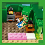 LEGO Minecraft The Turtle Beach House Casa de juguete con accesorios para niñas y niños a partir de 8 años, set con animales y personajes del videojuego, regalo para gamers 21254 Juegos de construcción Besuche den LEGO-Store