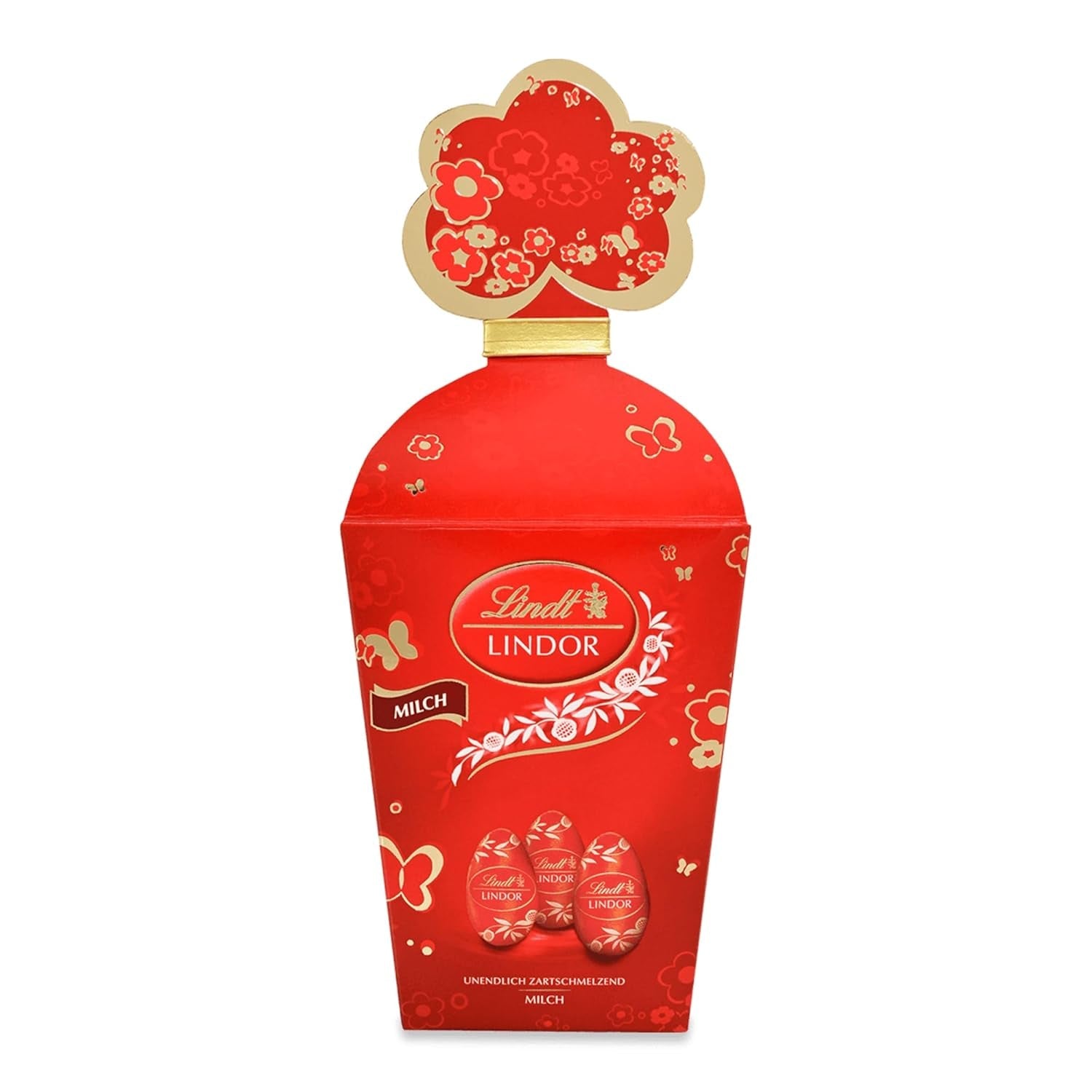 Mezcla de Pascua Chocolate Lindt LINDOR | Caja 144g | Huevos LINDOR que se deshacen en la boca en tres variantes: Chocolate con leche, Chocolate negro, Avellana | Chocolate de Pascua | Regalo de chocolate | 1 paquete