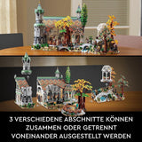 LEGO Icons El Señor de los Anillos: Rivendell - Set de colección y exhibición para adultos con 15 minifiguras únicas, incluidas Gandalf, Legolas, Aragorn y Frodo, exclusivamente en Amazon - 10316 Juegos de construcción Besuche den LEGO-Store