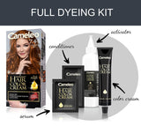 Cameleo - Omega Plus - Tinte para el cabello - Rojo cobre - Color profundo y permanente - Coloración permanente - Protección del cabello - Set de coloración completo Tinte para el cabello Naty Shop
