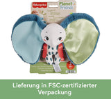 Fisher-Price Elefante Oreja Gigante - Adorable peluche suave con orejas extra grandes, fabricado 90% de plástico reciclado y embalaje certificado FSC, para bebés de 3 meses en adelante, HKD63 Bebe Toys Naty Shop