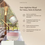 Shinto - Té Matcha orgánico "Gold" - Té verde en polvo de grado ceremonial - Certificado JAS y UE BIO - Sombreado y recogido a mano - Importación directa de Uji, Japón - 30 g