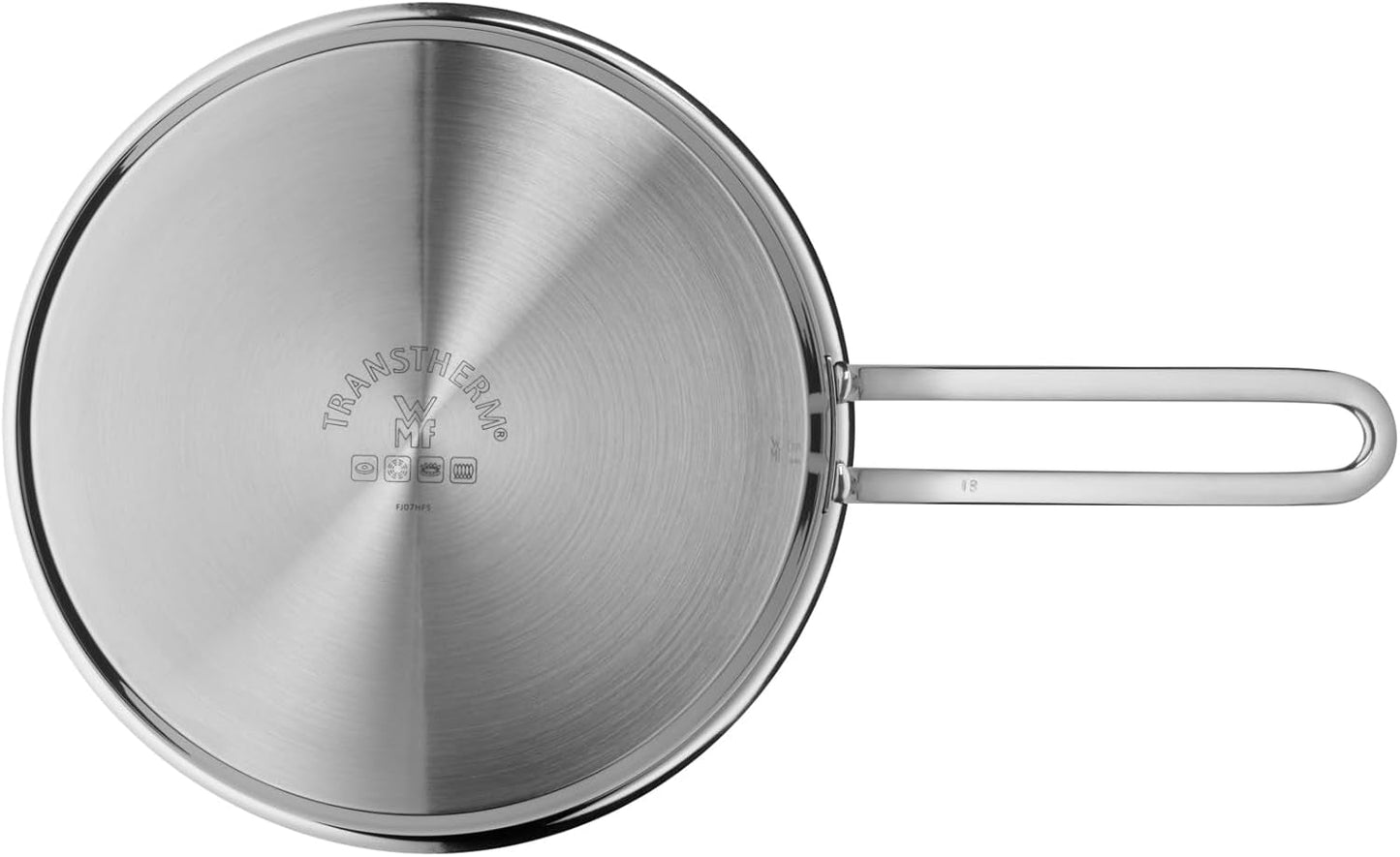 WMF Mini sartén pequeña con tapa 18 cm, Cromargan en acero inoxidable pulido, inducción Ollas y Sartenes Naty Shop