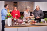 RÖSLE Caja de café con tapa, acero inoxidable 18/10, 10 cm y medida de café, cuchara de café de alta calidad para dosificar fácilmente el café molido, acero inoxidable 18/10, 17 x 3,7 x 2,7 cm, plateado Cajas para guardar alimentos Naty Shop