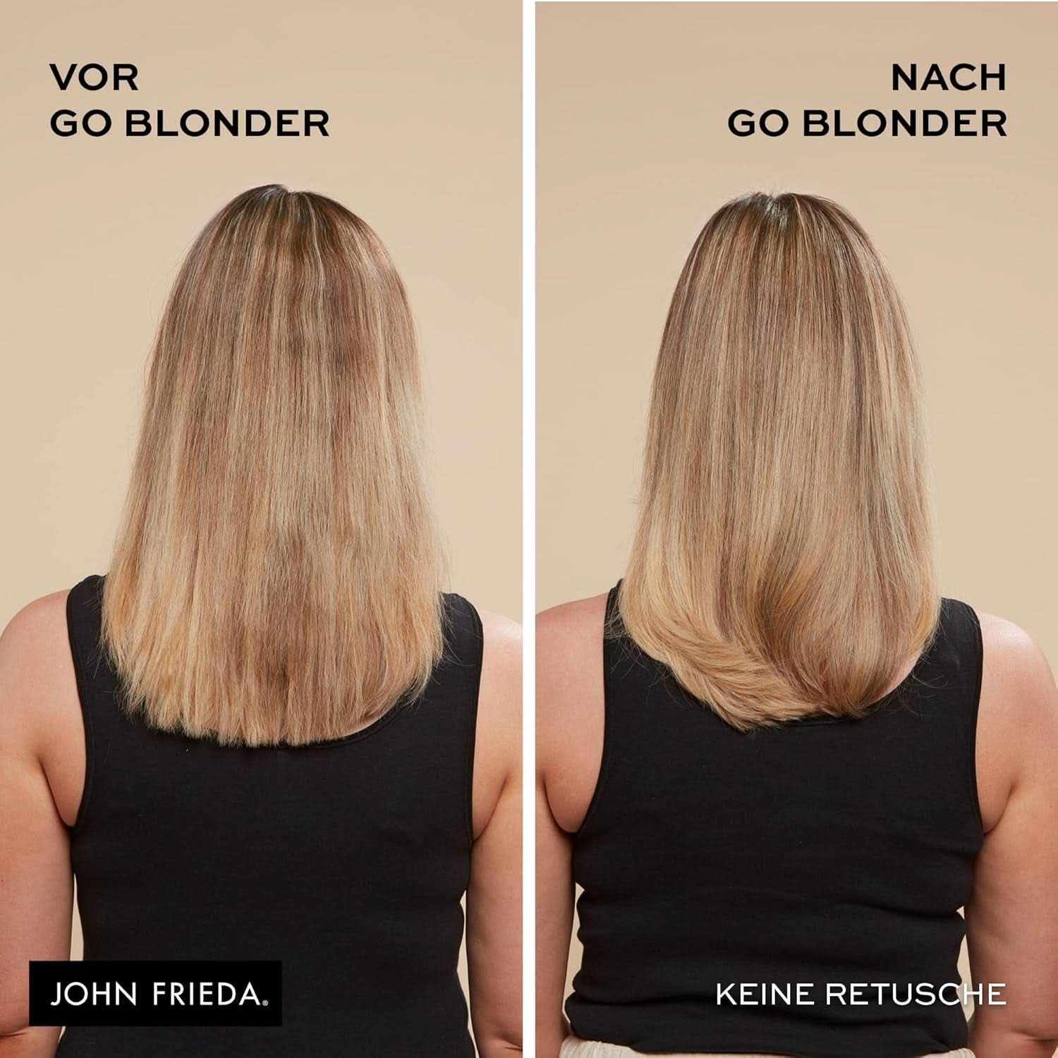 John Frieda Sheer Blonde Go Blonder Champú, 250 ml Ducha y Baño Naty Shop