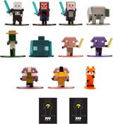 Jada Toys - Minecraft Blind Pack Nanofigs, Wave 2, Figura Coleccionable Minecraft Legends Nano Metal, Varios Modelos, 4 Cm, Edad 3+, Negro Figuras de acción Naty Shop