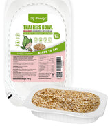 Elf-Family Konjak Reis Thai Brauner Shirataki Bowl -[Diätbox für 1 Wo.] - Instant Jasmin Reis - Fertiggerichte für Mikrowelle - Natürlich Superfoods Mikronährstoffe - Vegano/Bajo en carbohidratos/Fettfrei- Caja de 6 unidades