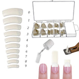 Sun Garden Nails gel transparente monofásico 30ml + caja de 100 tips + pegamento para puntas 7ml