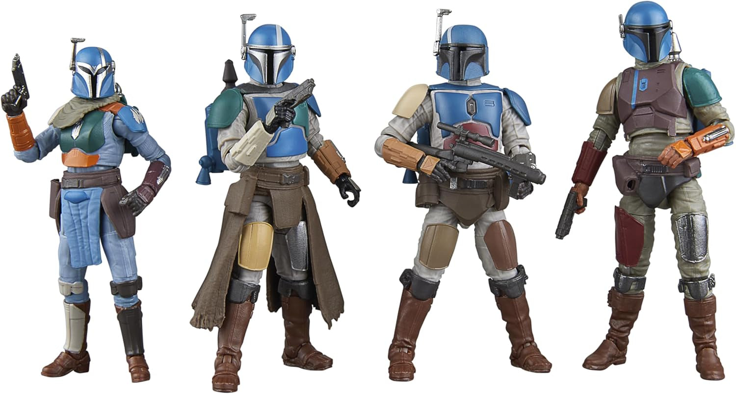 Star Wars Vintage Collection Mandalorian Shriek-Hawk Paquete de 4 figuras de acción mandalorianas a escala 9,5 cm Naty Shop Título predeterminado