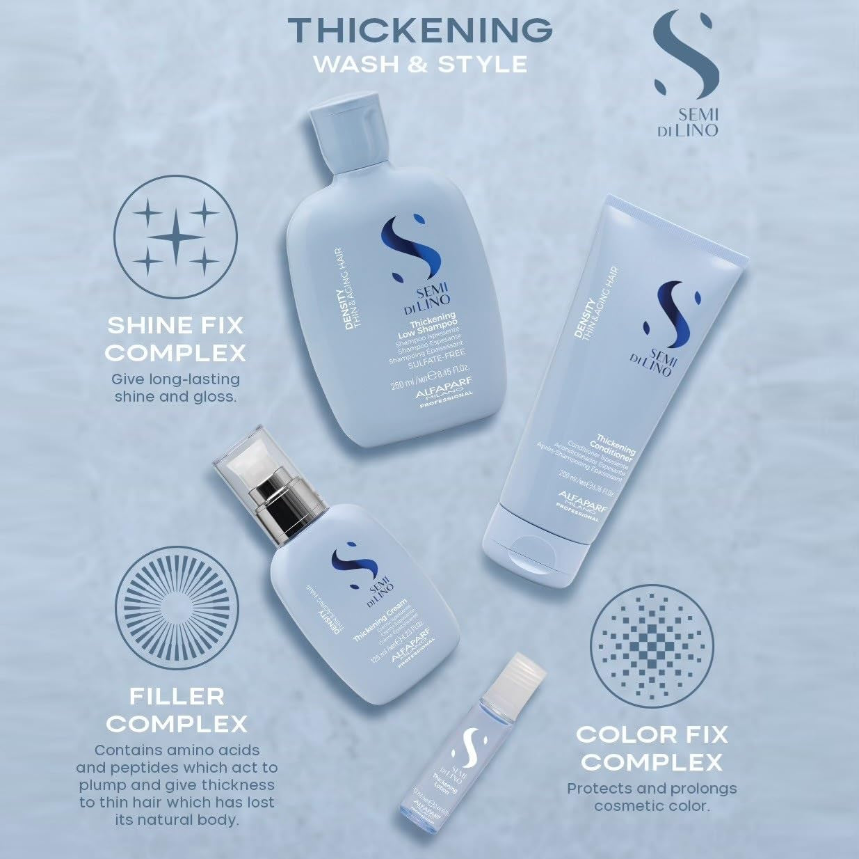 Acondicionador para el cabello ALFAPARF, ideal para mujer Productos para desenredar el cabello Naty Shop