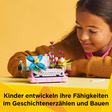 LEGO Creator Máquina de escribir 3 en 1 con flores - juguete convertible en modelo Keytar o en maceta con libreta y bolígrafo - set de construcción - regalo para niñas y niños a partir de 8 años 31169 Juegos de construcción Besuche den LEGO-Store