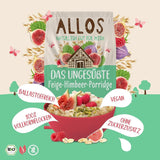 Allos Papilla sin azúcar de higos y frambuesas, Set 6 x 500 gramos Cereales Naty Shop