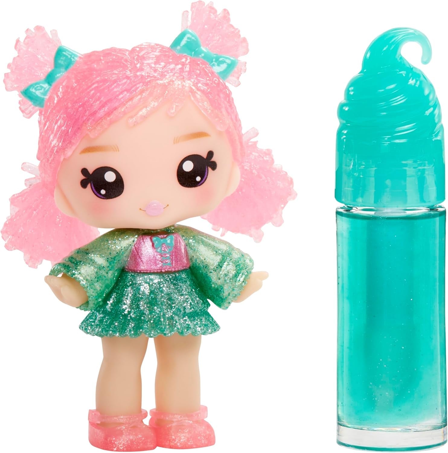 Yummiland Muñeca de brillo labial – Susie Sour Straw – Incluye kit de brillo labial DIY, apto para mayores de 4 años, Serie 2