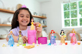 Disney Princess Color Reveal - 6 muñecas sorpresa activadas por agua, accesorios, para niños a partir de 3 años, Ariel, Tiana, Mulan, Cenicienta, Bella, Aurora, HPX39