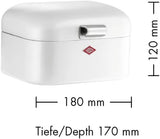 Wesco 235 001 Panera Mini Grandy 17 x 18 x 12 cm (largo/ancho/alto) rosa, acero inoxidable Cajas para almacenar alimentos Naty Shop
