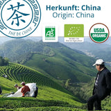 Khla - Té Bio Oolong 100 G - Té Azul - Té Suelto Natural - Té Asiático Orgánico - Suelto y Cortado - Té de Hierbas e Infusiones - De China