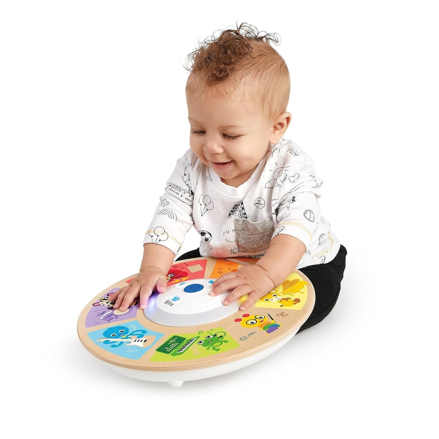 Baby Einstein, Hape, Cal's Smart Sounds Symphony Magic Touch Juguete de actividades electrónico de madera en 3 idiomas (inglés, francés y español), 3 modos, a partir de 6 meses Juguetes para bebés Naty Shop
