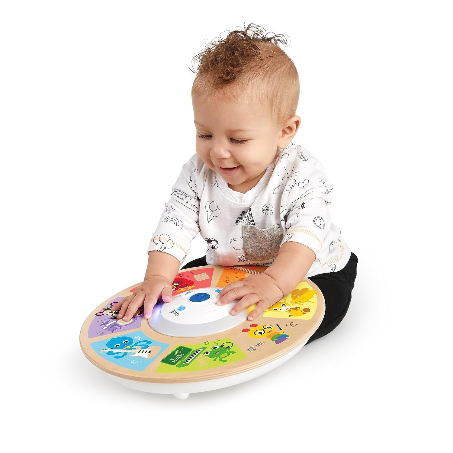 Baby Einstein, Hape, Cal's Smart Sounds Symphony Magic Touch Juguete de actividades electrónico de madera en 3 idiomas (inglés, francés y español), 3 modos, a partir de 6 meses Juguetes para bebés Naty Shop