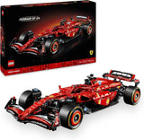 LEGO Technic Ferrari SF-24 F1 Race Car - Maqueta de coche para adultos - Set coleccionable de Fórmula 1 - Motor V6, caja de cambios, dirección y DRS en escala 1:8 - Regalo para los amantes de los deportes de motor y los coches de carreras 42207 Juegos de construcción Beuche den LEGO-Store Default title