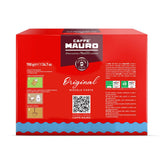 Caffè Mauro Torrefazione Kaffee Kompostierbare Pods, Recyclebare Verpackung, Original Mischung - 100 unidades - Intensidad 10/10 - Compatible con almohadillas de papel ESE System 44 mm