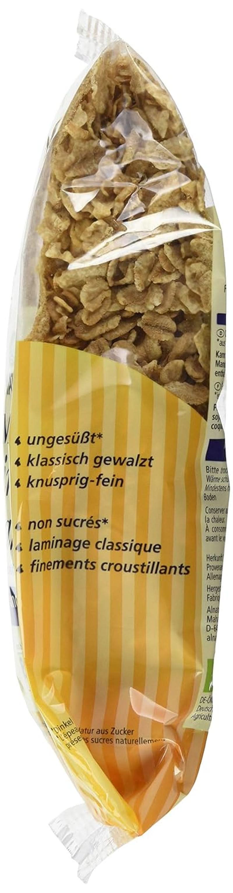 Mini Copos de Espelta - Calidad Ecológica - Sin azúcar, crujientes - Desayuno, 175 gramos Cereales Naty Shop